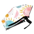 thumbnail image 6 of Watercolor Sun Compact Sun Umbrella Windproof Travel Umbrellas for Rain Strong Portable UV Protection, 6 of 8