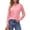 Pink, variant on MOYIKO Blouses for Women Lace Tunic Tops Henley Casual Long Sleeve Shirts Trendy Clothes