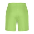 thumbnail image 5 of ZQUUVOU Men's Athletic Short Solid Color Sports Fitness Lightweight Breathable Holiday Mesh Beach Shorts Pockets Cropped Shorts Mint Green, 5 of 5