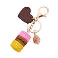 thumbnail image 1 of LLavero de aleación para mujer, reemplazo Adorable portátil, bolso decorativo para teléfono, ropa, llavero, adorno colgante con decoración de Ropa, zapatos y accesorios Miscelánea café rosa Qarigey AP014108-03, 1 of 6