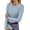 Light Blue, variant on Womens Long Sleeve Shirts Crew Neck Stretchy Fitted Ribbed Tops Basic Base Layer Soft Thermal Undershirts Tee