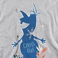thumbnail image 3 of Frozen Garçons/filles Chill Out Olaf Silhouette Chandail à Capuchon Chiné, 3 of 4