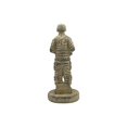 thumbnail image 3 of Solid Rock Stoneworks Small Standing Soldier 13in Tall Desert Sand  Color, 3 of 6