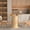 Wood, variant on JEJEGORICH 47 in Round Dining Table for 4–6, Space Saving Kitchen Table with Storage, Mid Century Modern Metal Legs, Walnut