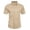 Champagne, variant on Mens Wrinkle Free Button Down Shirts Short Sleeve Untucked Shirts Casual Summer Shirt