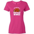 thumbnail image 3 of Inktastic Buffalo Wings Game Day Snack Women's T-Shirt, 3 of 5