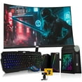 thumbnail image 1 of Restored CyberCube Mini PC Bundle,Intel Core i5,16GB RAM,1TB SSD,27 Inch Curved Monitor,RGB Kit,Webcam,Windows 11 Pro (Refurbished), 1 of 9