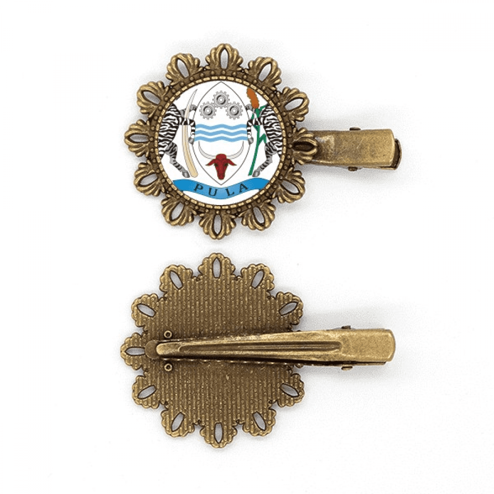 Botswana National Emblem Country Vintage Metal Flower Hairpin Hair Piece Headdress Walmart