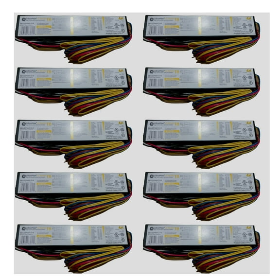 10 Pack of GE UltraMax 67911 GE432MAX-G-H 4x 32W T8 120-277V Fluorescent Electronic Ballasts