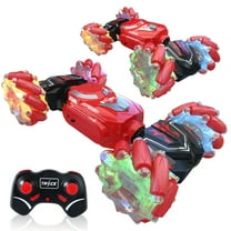 Gqtwoy Stunt Car Toys 4WD Remote Control Car Gesture Sensor Rotating Vehicle with Lights, Deformable RC Truck, 360-Degree Tumbler, Excellent Durability, Ideal Gift for Holidays