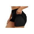 thumbnail image 5 of Alove Women's High Rise Running Shorts Double laying Lounge Yoga Sport Shorts With Pockets, 5 of 6