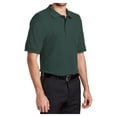 thumbnail image 4 of Mens Silk Touch Polyester/Cotton Polo with Pocket Dark Green Large, 4 of 6