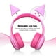 thumbnail image 2 of Auriculares Bluetooth Gorsun Para Niños Con Micrófono Inalámbricos Estéreo Over-Ear Rosa, 2 of 3