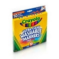 thumbnail image 2 of Crayola Broad Line Ultra Clean Washable Markers (10ct), Back to School Supplies, Classroom Essentials, Gifts for Kids and Teachers, Ages 3+, 2 of 6