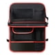thumbnail image 1 of Organizador para asiento trasero de coche, bolsa de almacenamiento para asiento trasero, bolsillo para tableta con pantalla táctil negro rojo, 1 of 6