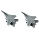 thumbnail image 1 of 2X Aviones Fundidos A Presión A Escala 1/100 F15 Eagle Modelo de Aviones de La Marina, 1 of 6