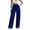 Blue, variant on Telankuip Womens High Waist Wide Leg Dress Work Pants Loose Fit Straight Office Long Pants Lightweight Comfy Business Casual Solid Color Baggy Trousers with Pockets Yellow XL