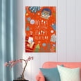 thumbnail image 5 of Dreamtimes Poster Prints Wall Paper Art Decor Christmas New Year Winter House Orange 12x18 inch Photo Picture Poster for Home Bedroom Living Room Kitchen, 5 of 7