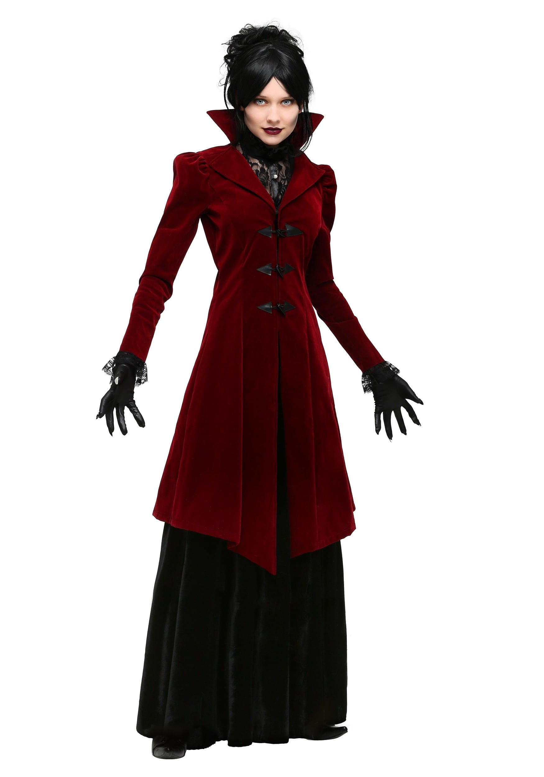 Vampire Wmens Costume Halloween Fancy Dress  Adult Plus Size Dark Temptress