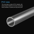 thumbnail image 4 of Unique Bargains 25.6mm ID 32mm OD 0.2m Tuyau Rond Rigide Transparent en PVC Haute Transparence, 4 of 6