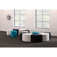 thumbnail image 4 of Lorell Fabric Cube Chair, Black, 4 of 4