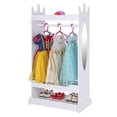 thumbnail image 4 of UTEX Centre de Déguisement pour Enfants, Placard à Costume pour Enfants, Armoire Suspendue Ouverte, Placard de Rangement pour Enfants, Commode de Rangement pour Costume (Blanc) Blanc, 4 of 7