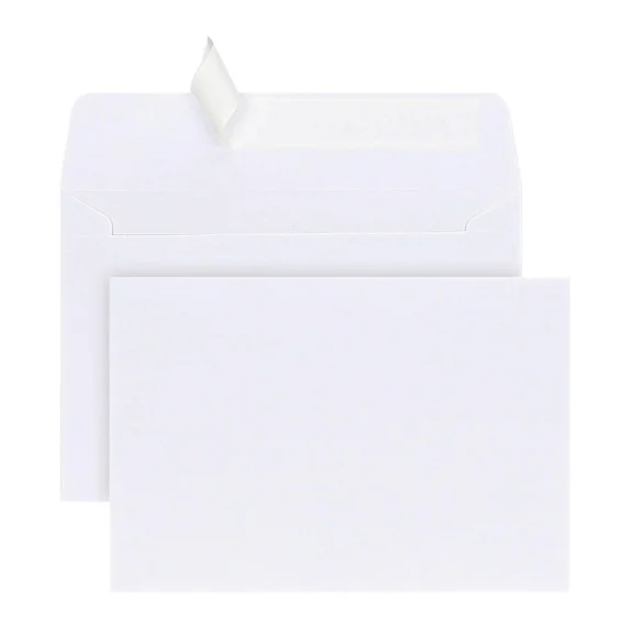 Office Depot® Brand Greeting Card Envelopes, A4, 4-1/4" X 6-1/4", Clean Seal,