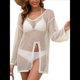 thumbnail image 2 of Pañuelos de Crochet para Mujer, Pareos de Baño Calados, Trajes de Verano Tejidos Arroz con Albaricoque un Tamaño, 2 of 10