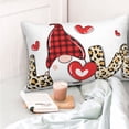thumbnail image 4 of Kdxio Cotton Pillow Cases 20"x30" Pillowcases,Soft and Breathable Bedroom Pillow Cases-Love Gnomes-No Pillow Core, 4 of 5