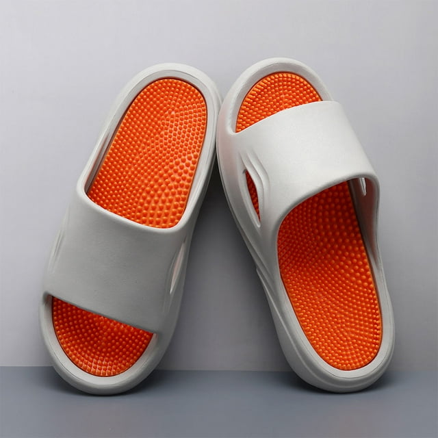 Zapatillas Massaje de acupresión de baño para hombres para al aire libre (42-43) gris