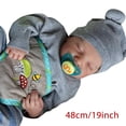 thumbnail image 4 of Juguete Para Bebé, Muñeca De Simulación, Suministros Para Bebés, Suavidad, Tamaño Compacto De 19 Pulgadas, Accesorios Para El Hogar Realistas, Amistad Flexible Al Tacto Yuarrent BA001101-00, 4 of 6