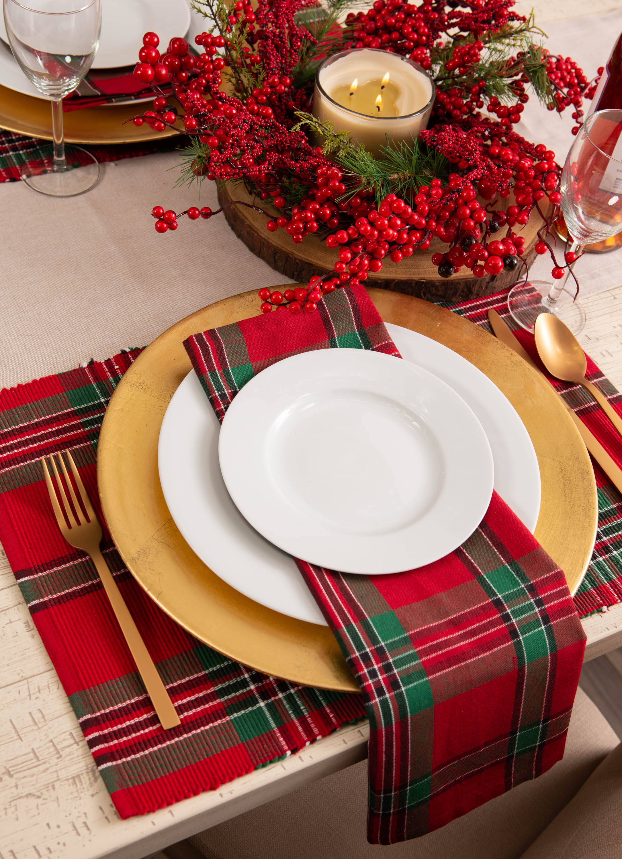 Holiday Plaid Placemat (Set of 6)