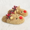 thumbnail image 4 of Zapatillas de reno navideñas Zapatillas sin cordones Zapatillas de invierno creativas Mujeres Hombres, 4 of 9