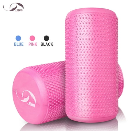 JBM Foam Roller Firm High Density Muscle Massage Deep Tissue Back Leg Body Roller Help Muscle Stretch Recovery Physical Therapy Myofascial for Yoga Exercise Fitness Training (Best Foam Roller For Stretching)