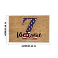 thumbnail image 2 of Jioakfa Independence Day Decorations Clearance 50% 4Th Of July Door Mat Patriotic Doormat Entryway Rug Welcome Independence Day Doormat Stain And Fad Patriotic Decor Welcome Outdoor Mat Z, 2 of 5