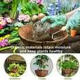 thumbnail image 4 of (3) Pre-Molded Coco Plant Liners 10 inches Round Coco Replacement Hanging Basket Natural Formed Coconut Fiber Planter Liners for Home Hanging Garden Flower Vegetables Pot & Custom Storage Carrier, 4 of 7