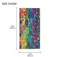 thumbnail image 3 of Towel 30x15 Inch Face Towel Hand Towel Bath Towels Hand Bath Towels Single-Sided Printed Towels, Lightweight, Breathable and Absorbent Purple Flowers and Butterflies, 3 of 5