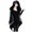 Black, variant on hgsbede Women Coats Plus Size Clearance Women Loose Gothic Punk Long Sleeve Hooded Black Cardigan Jacket Coat