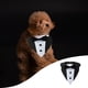 thumbnail image 1 of Corbata de pajarita para perro de esmoquin azul, cuello de perro de Halloween, bandana de cumpleaños para perros pequeños a grandes, 1 of 6