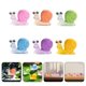 thumbnail image 2 of 6pcs Luminous Resin Snail Figurines for Garden Decor Miniature Fairy Accessories Tiny Animals for Micro Landscape, 2 of 3