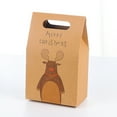 thumbnail image 2 of Christmas Treat Box Cartoon Creative Candy Treat Box Kraft Paper Box, 2 of 10