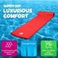 thumbnail image 3 of Alfombrilla flotante para piscina TRC Recreation Splash, grande, para adultos, roja, 3 of 9