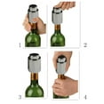 thumbnail image 2 of 1-Pack Vacuum Seal Wine Bottle Stopper, Airless Wine Saver Sealer Plug, Reusable Food-Grade Bottle Topper, Fits Most Standard Wine Bottles TIKA, 2 of 3