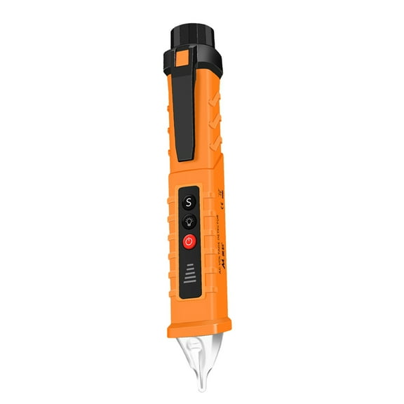 Niceauty Back to School Voltage Tester Tools Electricity Test Pencil With Flashlight Auto Shutdown 16x2 5Cm 1Pack