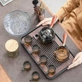 thumbnail image 3 of facefd Glass Teapot Heat Resistant Tea Steeper Thickened Blooming Tea Maker Kettle, 3 of 8