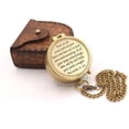 thumbnail image 2 of Rii Brand Brass Golden Color Compass with Imprinted Case Engraved "Trust in the Lord", 2 of 7
