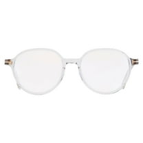 Tom Ford FT 5910-B Plastic Womens Oval Eyeglasses Transparent Grey 52mm Adult