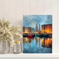 thumbnail image 2 of Rainbow Skyline Cityscape Canvas Print, Wall Art for Living Room Bedroom Office Dining Room Hallway Decor, 2 of 8