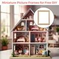 thumbnail image 2 of Miniature Picture Frames - 60 Pack Wooden Mini Photo Frames for Dollhouse, DIY Crafts, and Home Decor Plastic 3.0 x 2.4 x 0.24 Inches Perfect for Small Photos, Wall Decorations, and Creative Projects, 2 of 6