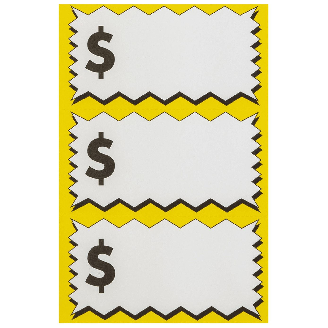 Sunburst Systems 7037 Orange 1,000 count pre-priced label stickers for Garage and Yard Sale